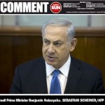 Bibi Netanyahu with Sun masthead