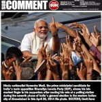 Modi voting with masthead