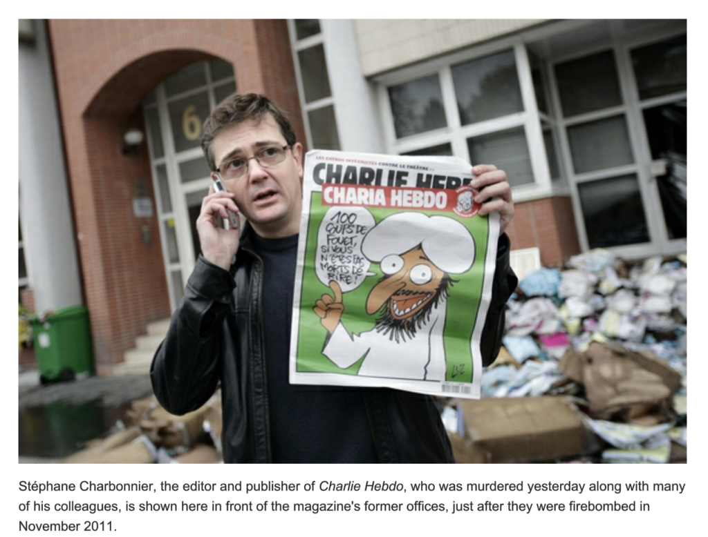 Charlie Hebdo editor