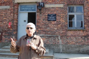 Max at the entrance of the ward where he worked